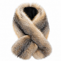 Men's American Grey Fox Fur Scarf | Luxury Winter Style