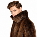 Men's Derek Beaver Fur Jacket | Luxury Brown Winter Coat