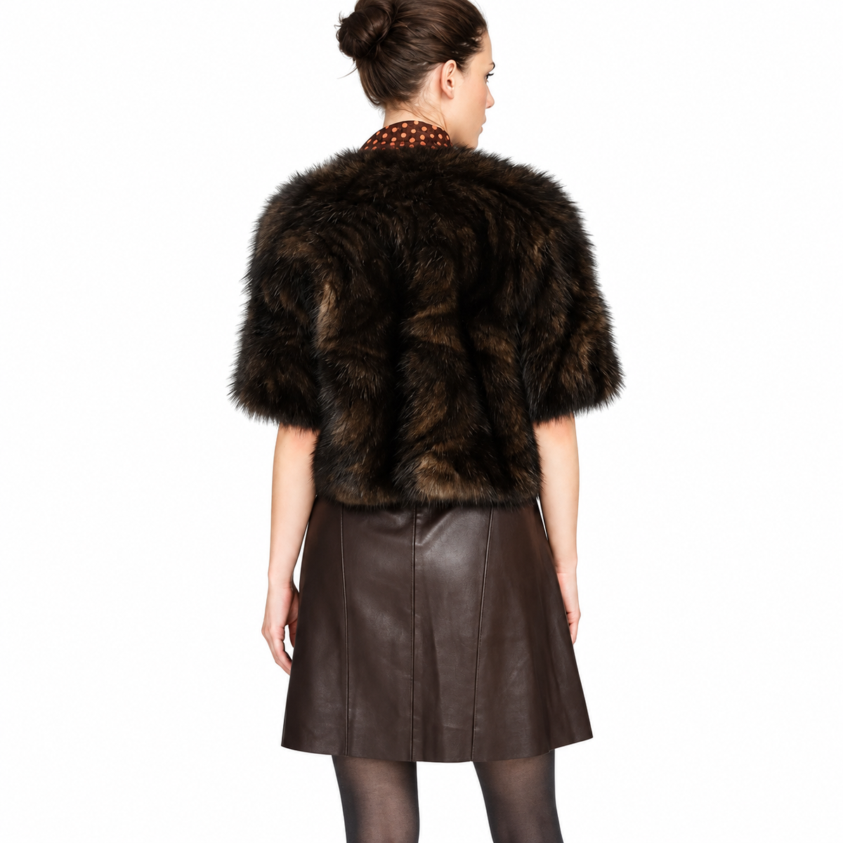 Victoria Sable Fur Bolero – Luxury Short Fur Jacket