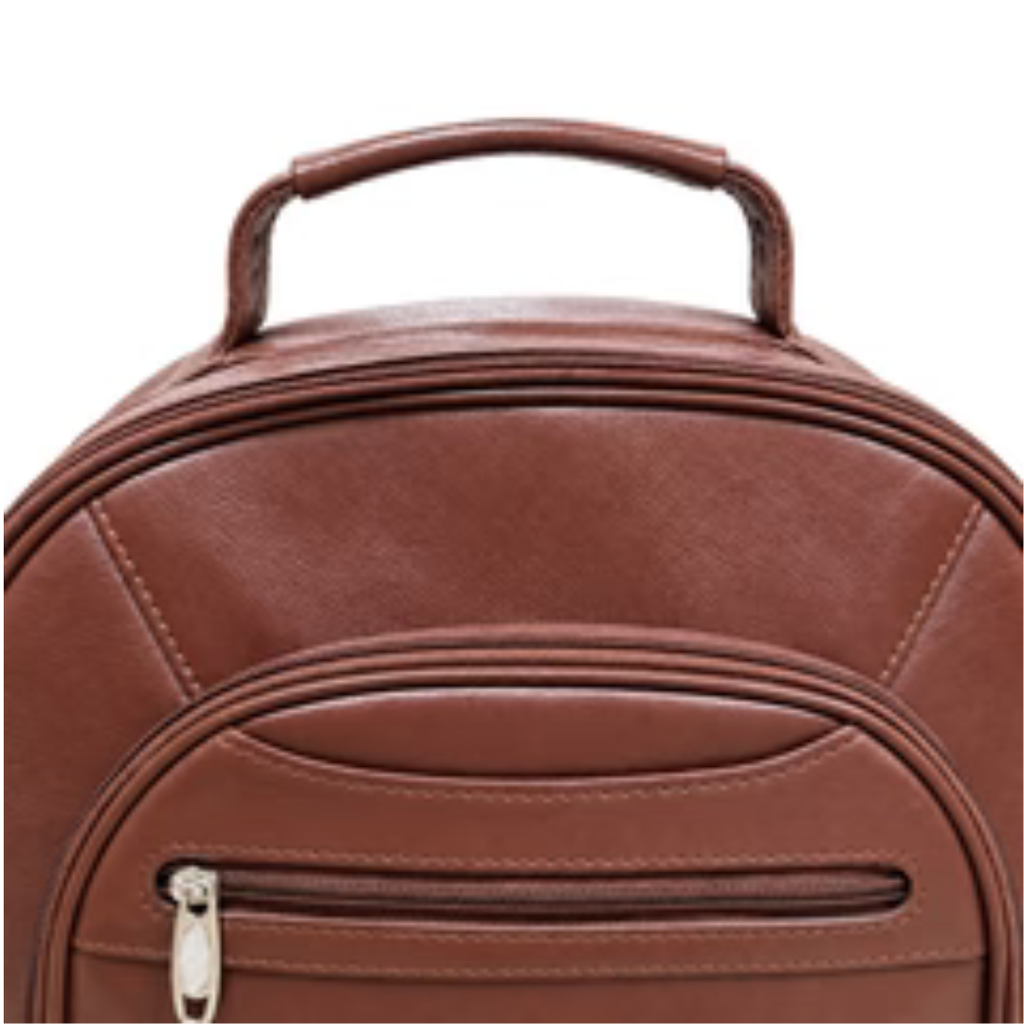 Trio Leather Backpack – Stylish Everyday Travel Bag