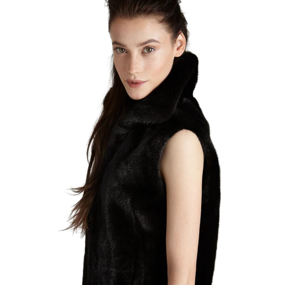 Adriana Mink Fur Vest – Luxury Elegant Winter Layer
