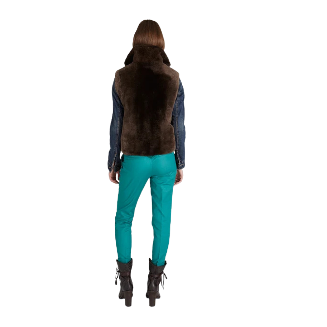 Adriana Sheared Beaver Fur Vest – Luxury Winter Style