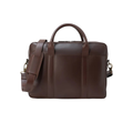 Captain Vintage Brown Leather Briefcase for Men