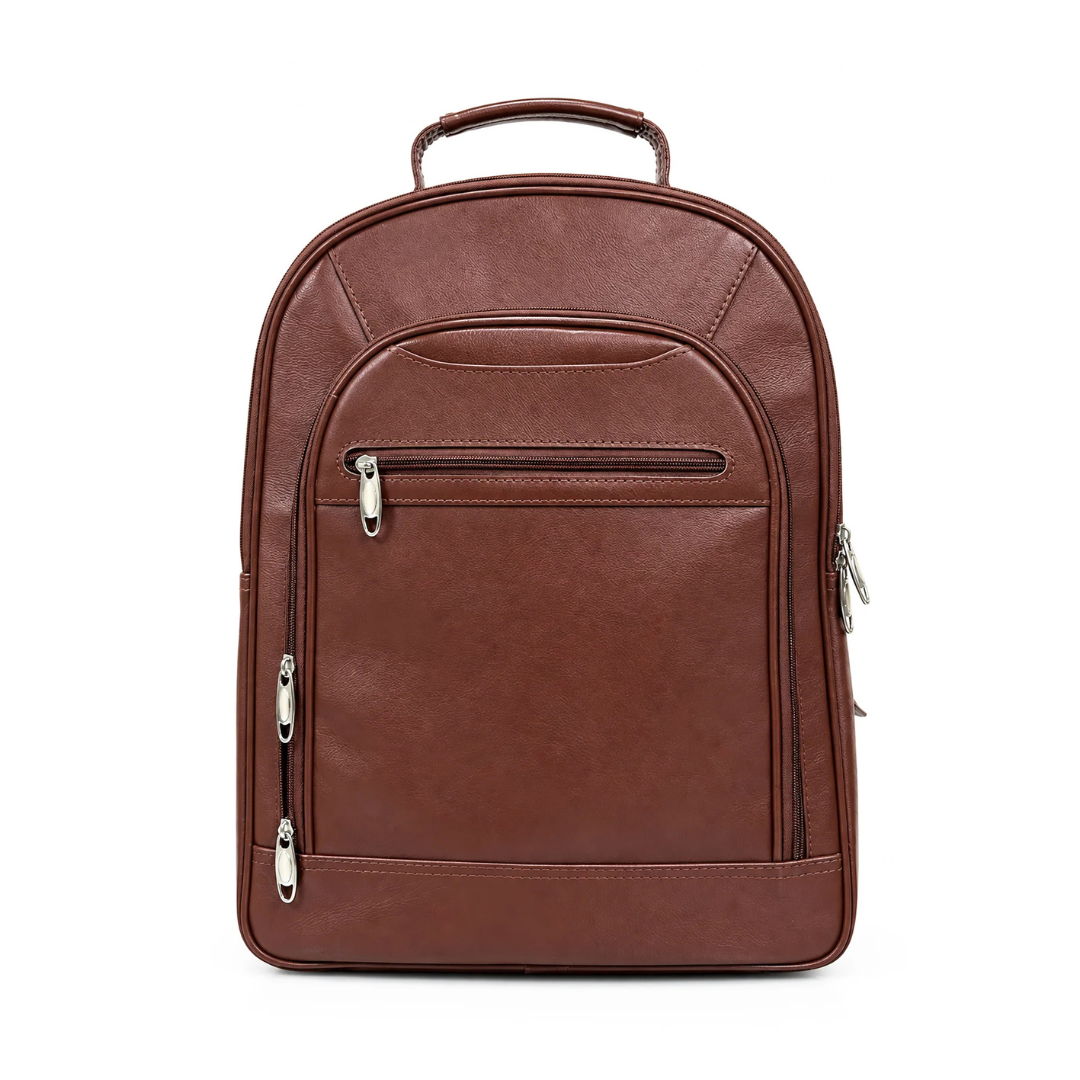 Trio Leather Backpack – Stylish Everyday Travel Bag