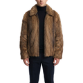 Men's Nutria Fur Bomber Jacket – Luxury Winter Outerwear