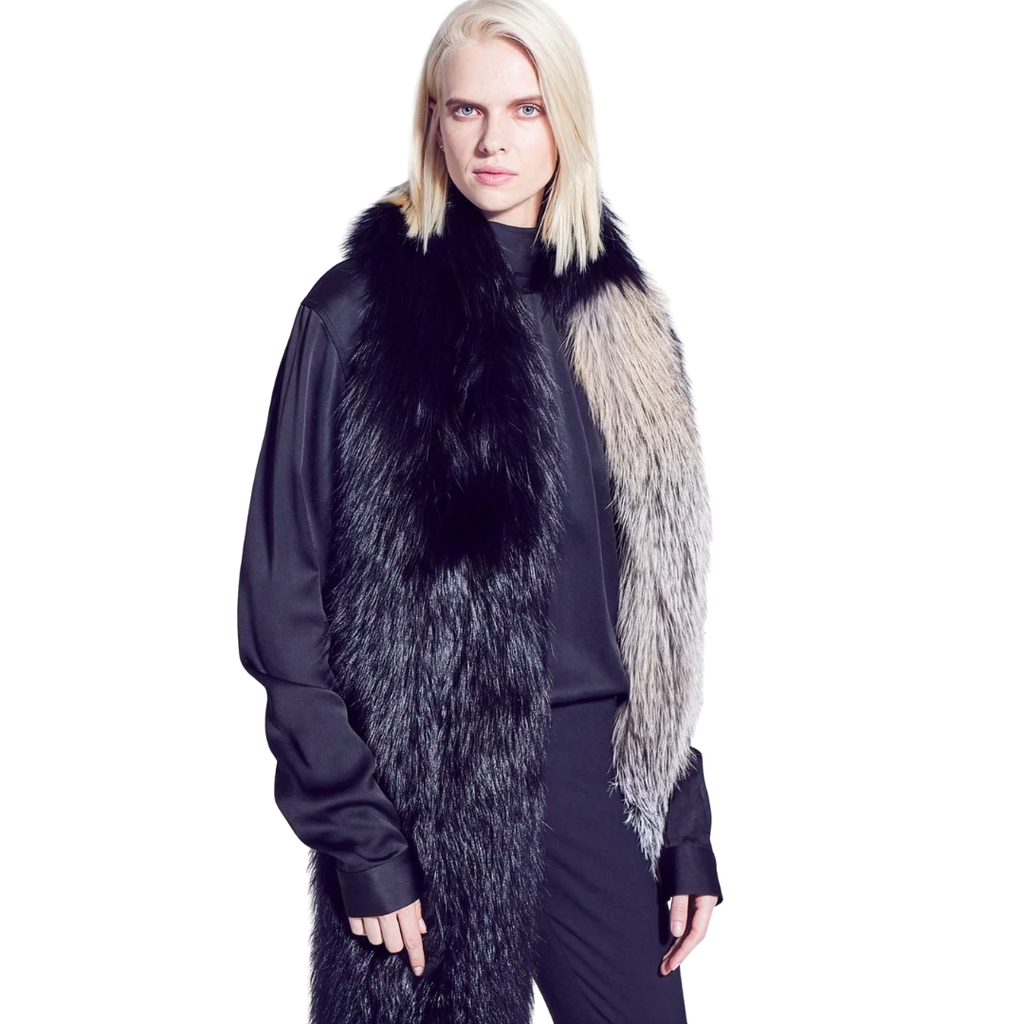 Veronica Fox Fur Scarf – Elegant Luxury Winter Accessory